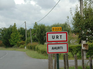 Urt - Les noms du village