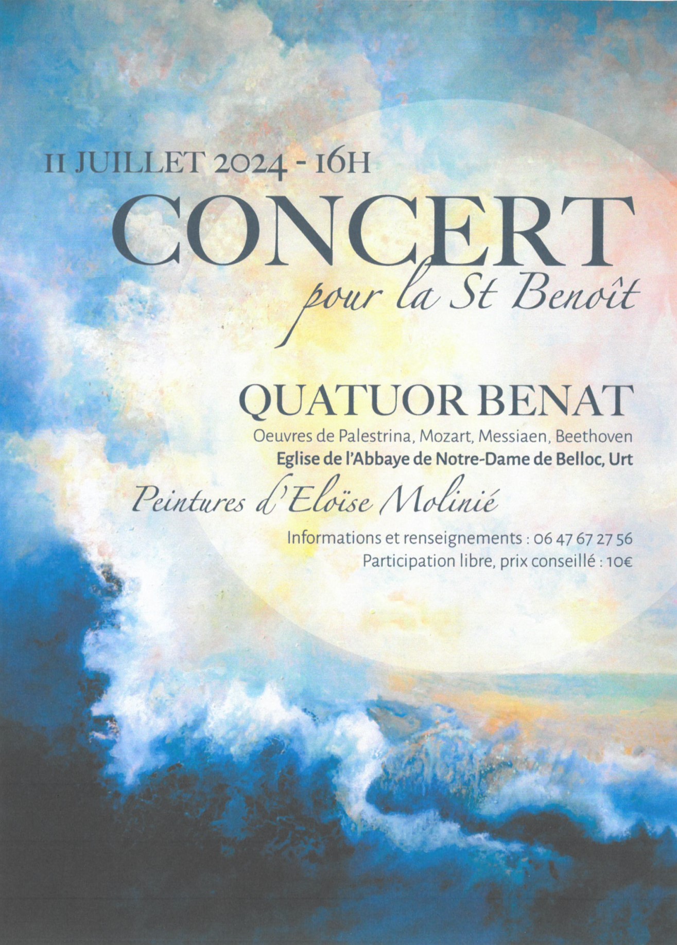 Concert Abbaye de Bellocq